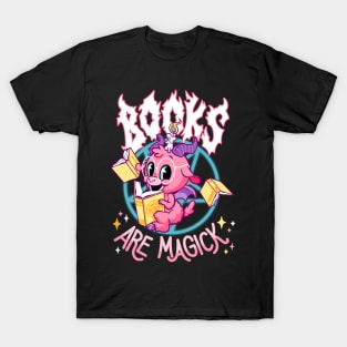 Books Are Magick Goat T-Shirt